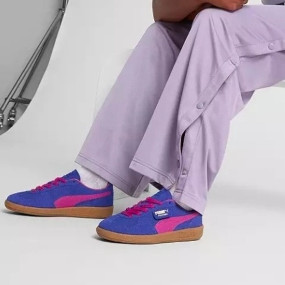 NIB PUMA Palermo Sneakers Lapis Lazuli/ Magenta Gleam/ Gum Size W 9.5 M 8 - Picture 7 of 10